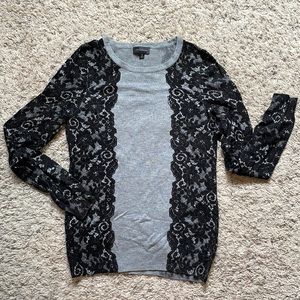 Limited Lace Print Sweater